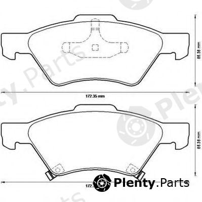  JURID part 573238J Brake Pad Set, disc brake