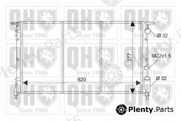  QUINTON HAZELL part QER1323 Radiator, engine cooling
