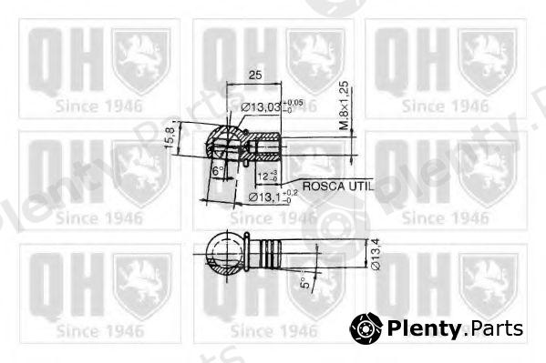  QUINTON HAZELL part 840175 Gas Spring, boot-/cargo area