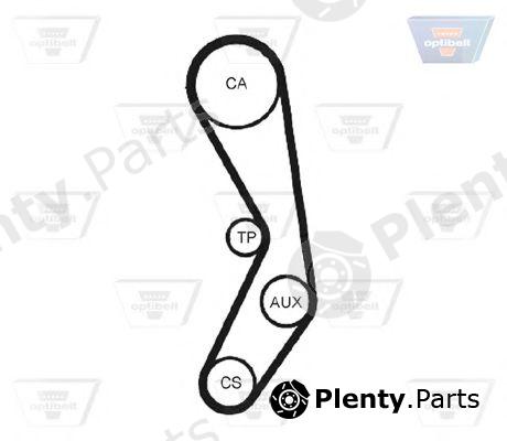  OPTIBELT part ZRK1244 Timing Belt