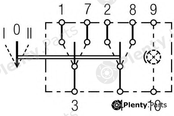  HELLA part 6FH007832-151 (6FH007832151) Switch