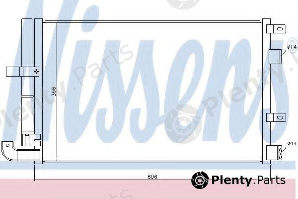  NISSENS part 940346 Condenser, air conditioning