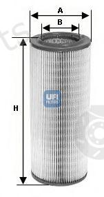  UFI part 27.676.00 (2767600) Air Filter