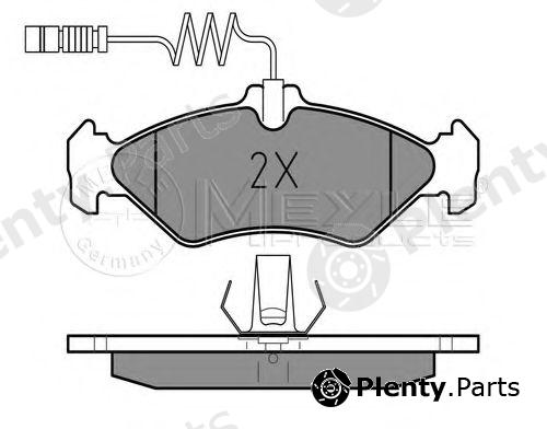  MEYLE part 0252162117 Brake Pad Set, disc brake