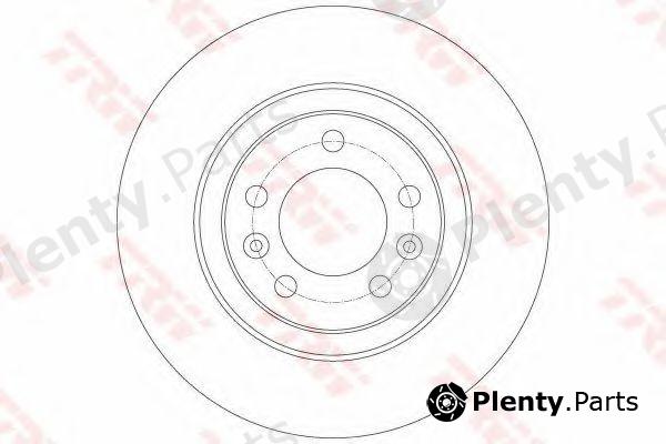 TRW part DF6134 Brake Disc