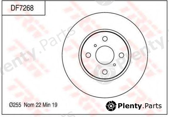  TRW part DF7268 Brake Disc