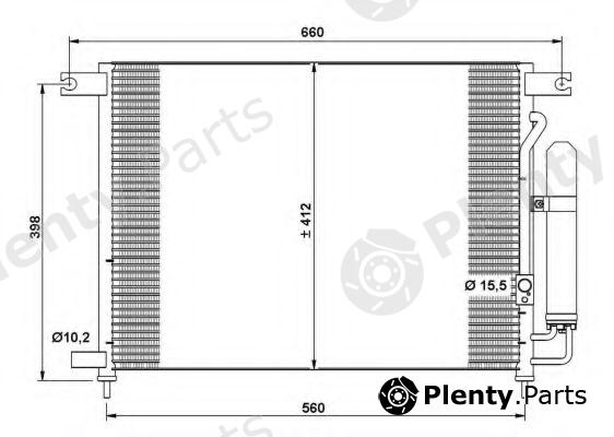 NRF part 35766 Condenser, air conditioning