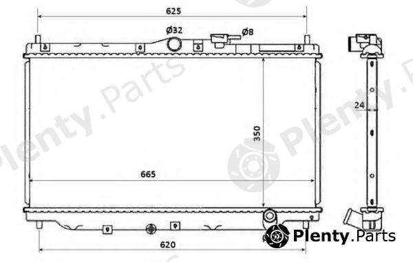  NRF part 507722 Radiator, engine cooling