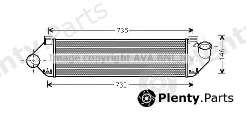  AVA QUALITY COOLING part FDA4438 Intercooler, charger