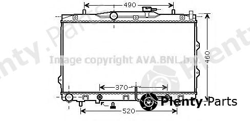 AVA QUALITY COOLING part KAA2075 Radiator, engine cooling