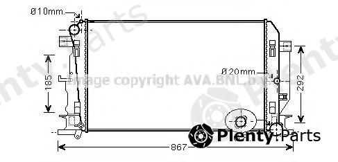  AVA QUALITY COOLING part VWA2271 Radiator, engine cooling