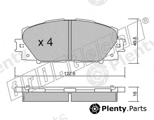  fri.tech. part 761.1 (7611) Brake Pad Set, disc brake