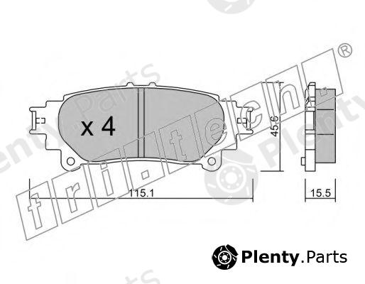  fri.tech. part 955.0 (9550) Brake Pad Set, disc brake