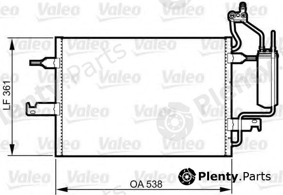  VALEO part 817798 Condenser, air conditioning