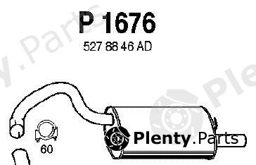  FENNO part P1676 End Silencer