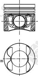  KOLBENSCHMIDT part 40095630 Piston