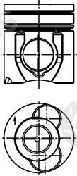  KOLBENSCHMIDT part 40263600 Piston