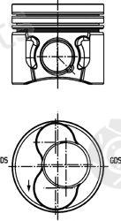  KOLBENSCHMIDT part 40422620 Piston