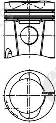  KOLBENSCHMIDT part 99775600 Piston