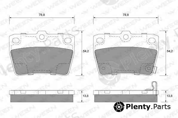  WEEN part 151-1154 (1511154) Brake Pad Set, disc brake