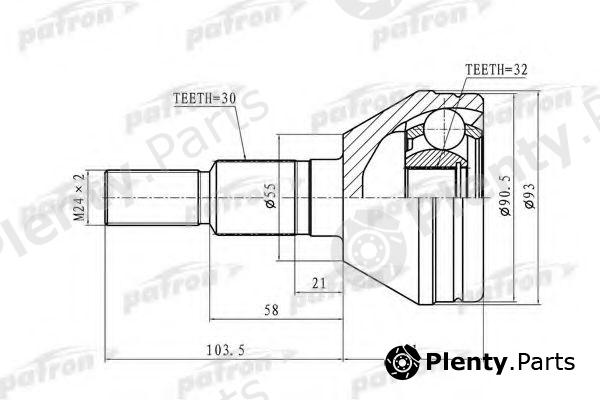  PATRON part PCV8947 Joint Kit, drive shaft