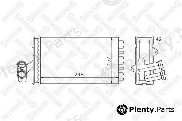  STELLOX part 10-35013-SX (1035013SX) Heat Exchanger, interior heating