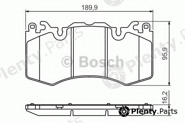 BOSCH part 0986494440 Brake Pad Set, disc brake