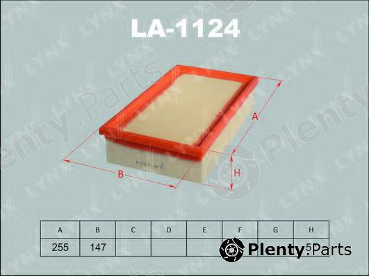  LYNXauto part LA-1124 (LA1124) Air Filter