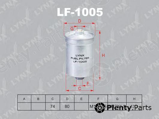  LYNXauto part LF-1005 (LF1005) Fuel filter