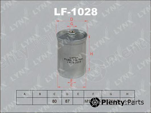  LYNXauto part LF-1028 (LF1028) Fuel filter
