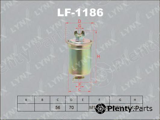  LYNXauto part LF1186 Fuel filter