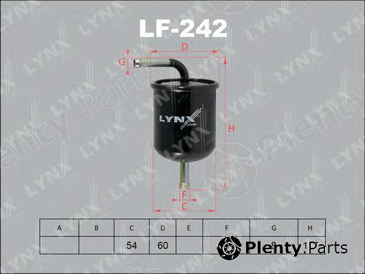  LYNXauto part LF242 Fuel filter