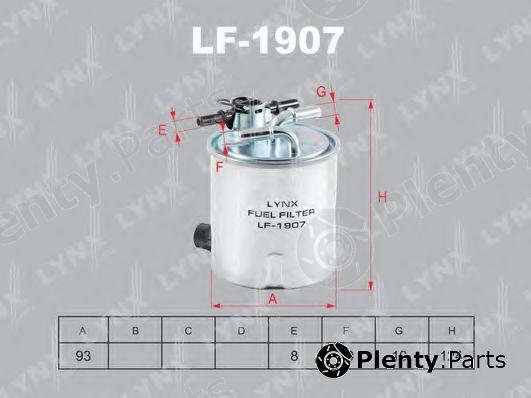  LYNXauto part LF-1907 (LF1907) Fuel filter