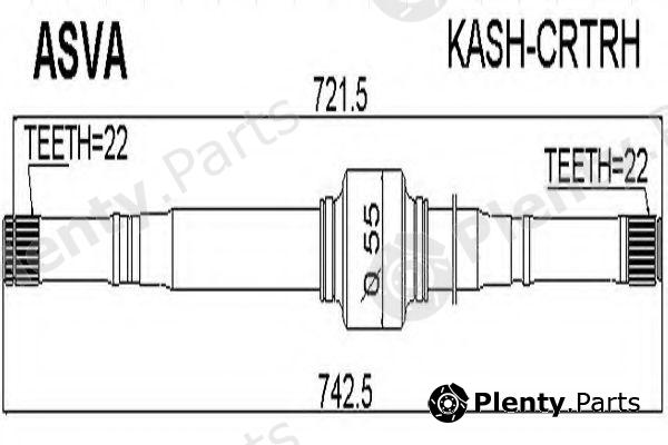  ASVA part KASHCRTRH Replacement part