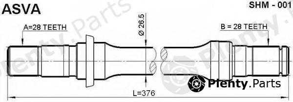  ASVA part SHM-001 (SHM001) Replacement part