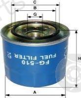  GOODWILL part FG510 Fuel filter