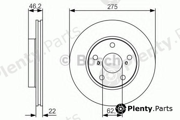  BOSCH part 0986479R97 Brake Disc