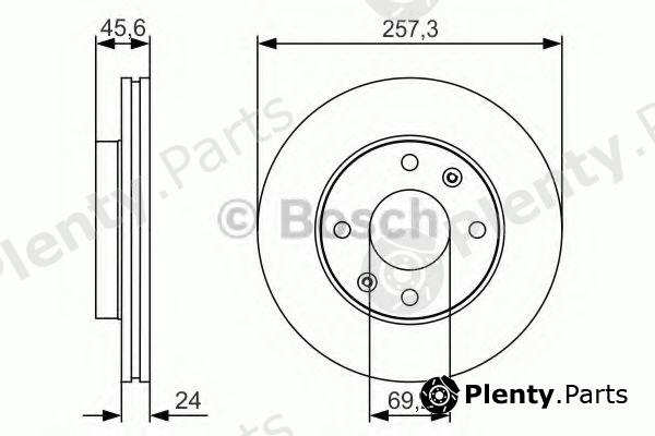  BOSCH part 0986479S03 Brake Disc