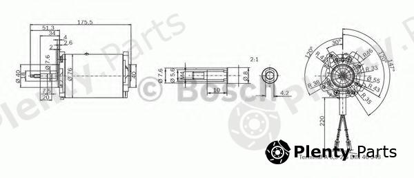  BOSCH part 0130110006 Electric Motor