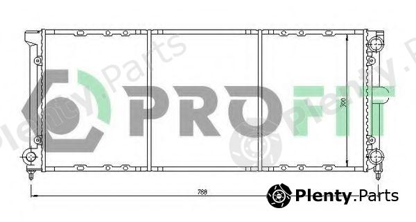  PROFIT part PR9537A1 Radiator, engine cooling