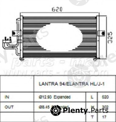  PARTS-MALL part PXNCA-035 (PXNCA035) Condenser, air conditioning