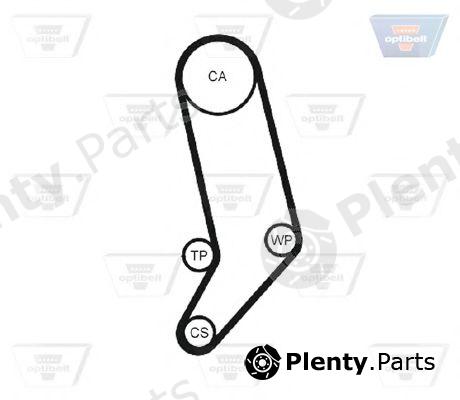  OPTIBELT part ZRK1301 Timing Belt