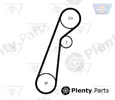  OPTIBELT part ZRK1393 Timing Belt