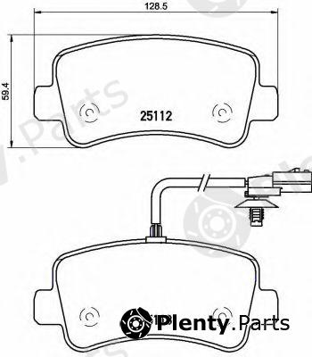  BREMBO part P68063 Brake Pad Set, disc brake