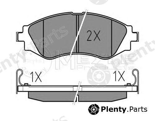  MEYLE part 0252323417/W (0252323417W) Brake Pad Set, disc brake