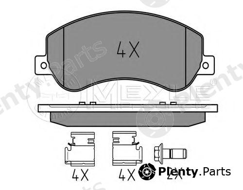  MEYLE part 0252448418 Brake Pad Set, disc brake