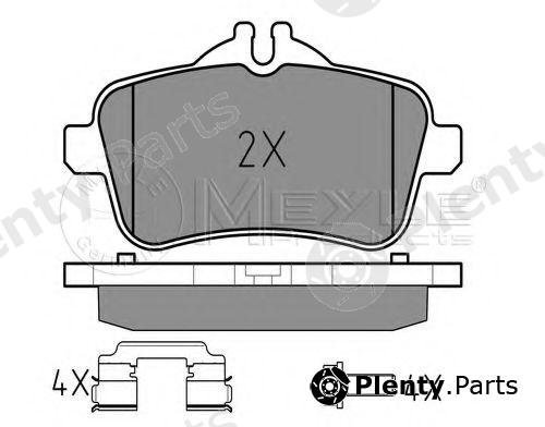  MEYLE part 0252521518 Brake Pad Set, disc brake