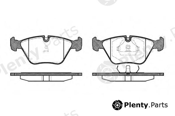  REMSA part 21212 Brake Pad Set, disc brake