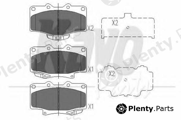  KAVO PARTS part KBP-9047 (KBP9047) Brake Pad Set, disc brake