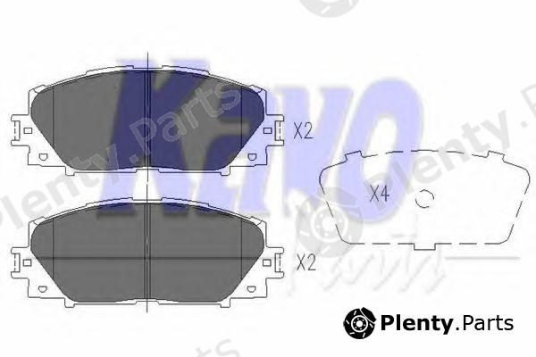  KAVO PARTS part KBP9097 Brake Pad Set, disc brake